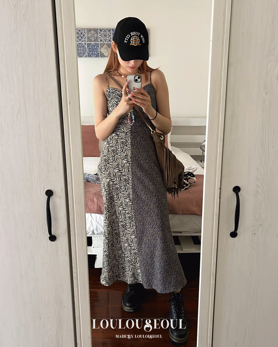 (L/S Collection) Zebra Gaia Long&amp;Mini Dress_지브라 가이아 롱&amp;미니 드레스